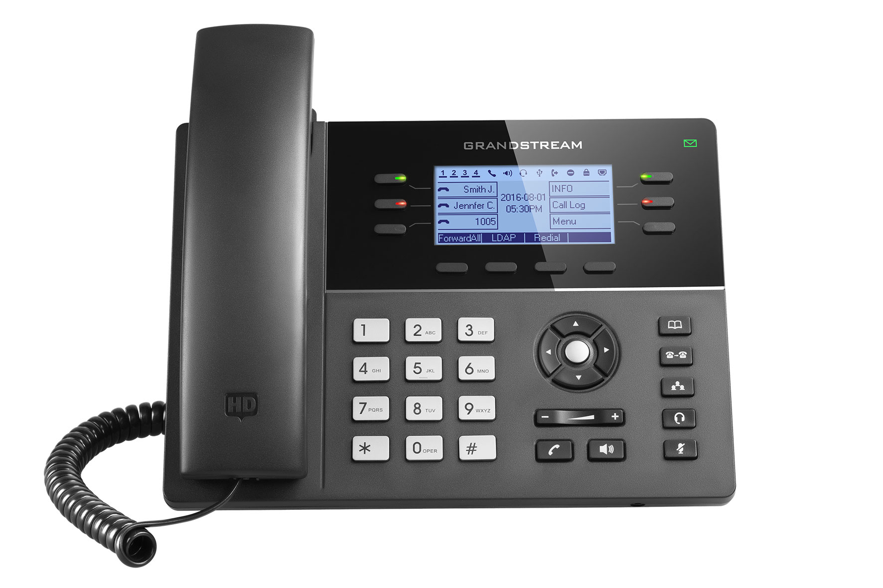 GXP1760潮流網絡企業(yè)中高端ip電話 6條通話線路3個SIP賬號